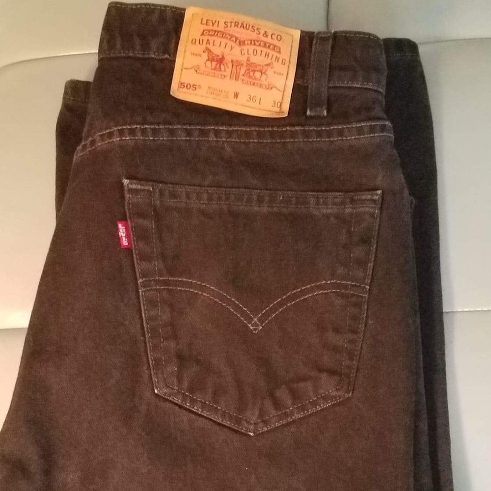 Black Levi's 505 36W 30L